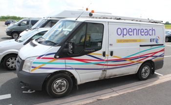 BT Open Reach Van