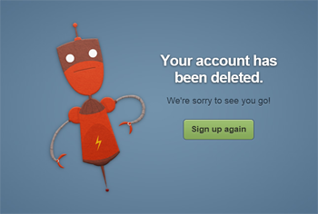 Tumblr Account Deletion